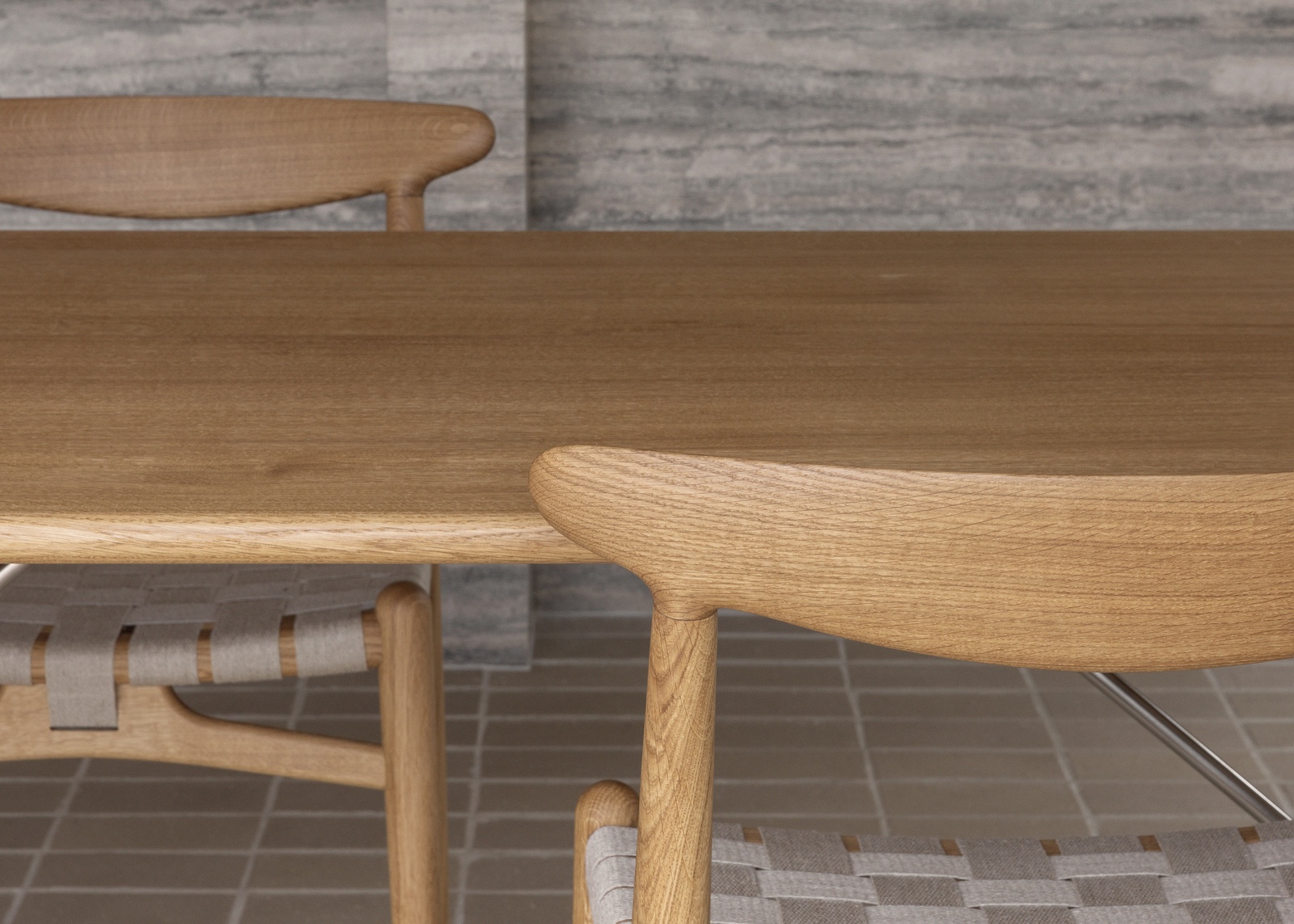 pp101 and pp85 Detail in Oil-Treated Oak