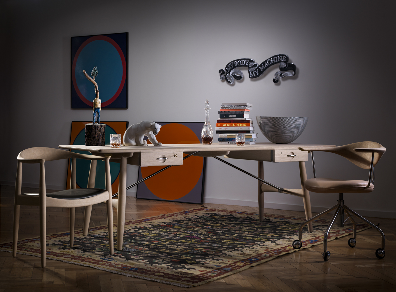 pp571 | Architect's Desk - PP Møbler - Hans J. Wegner Furniture 